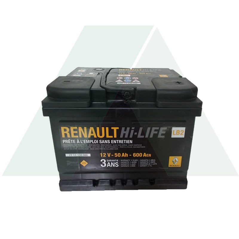 Baterie auto RENAULT 7711130088, 50Ah, 600A, 12V - Aprindere